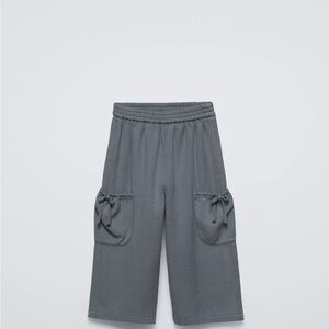 Zara Kids Gray Cargo Pants